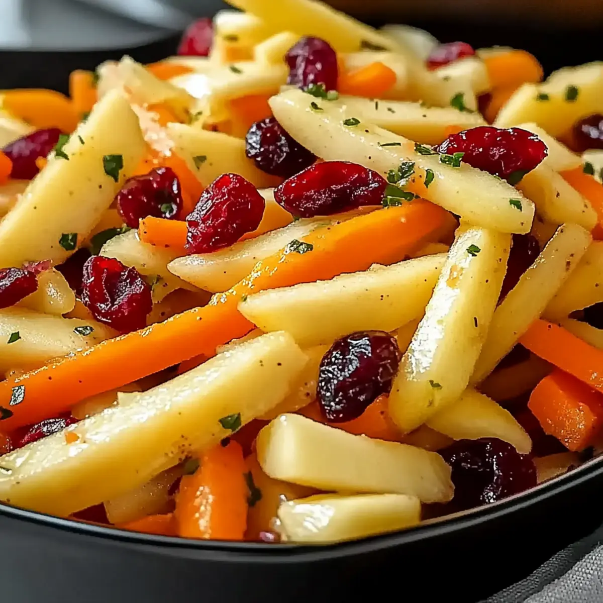 Apple Cranberry Carrot Salad