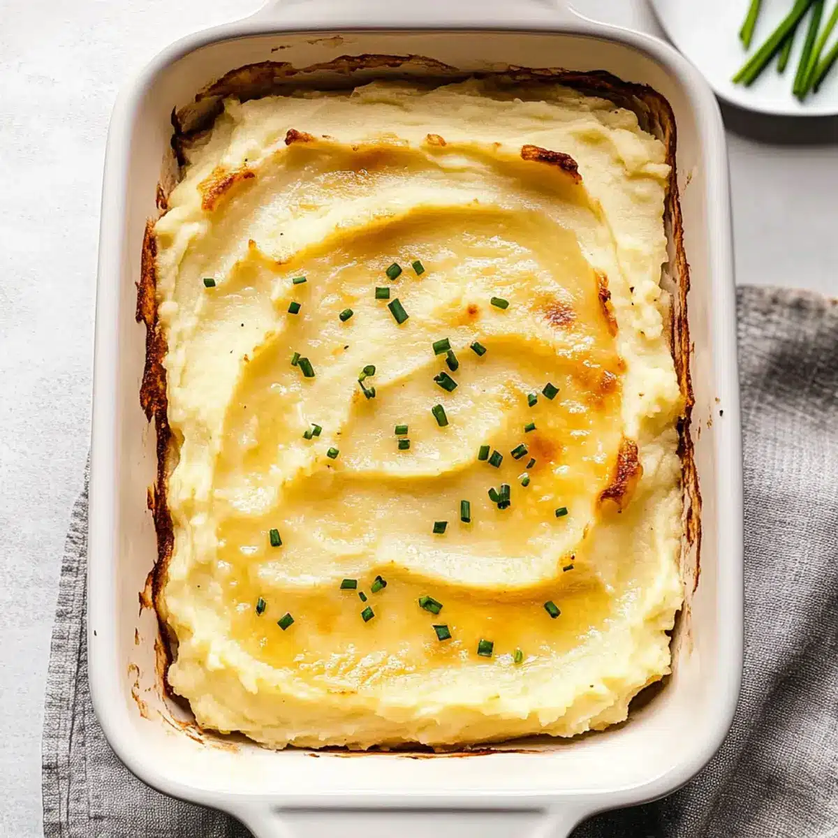 Creamiest Baked Mashed Potatoes