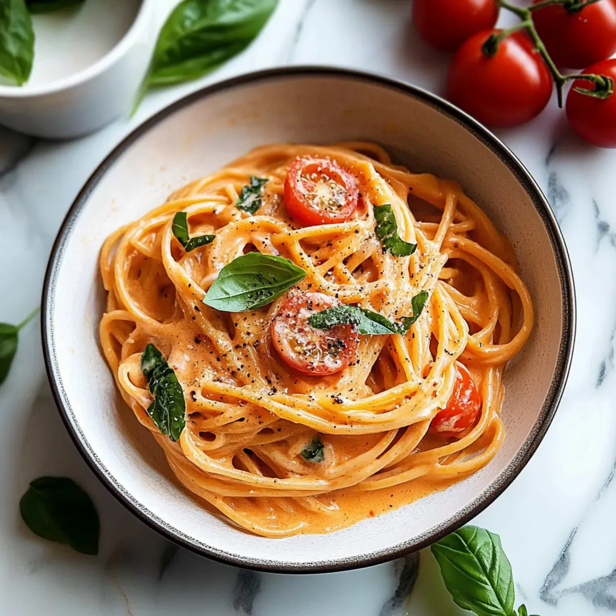 Easy One Pot Creamy Tomato Pasta