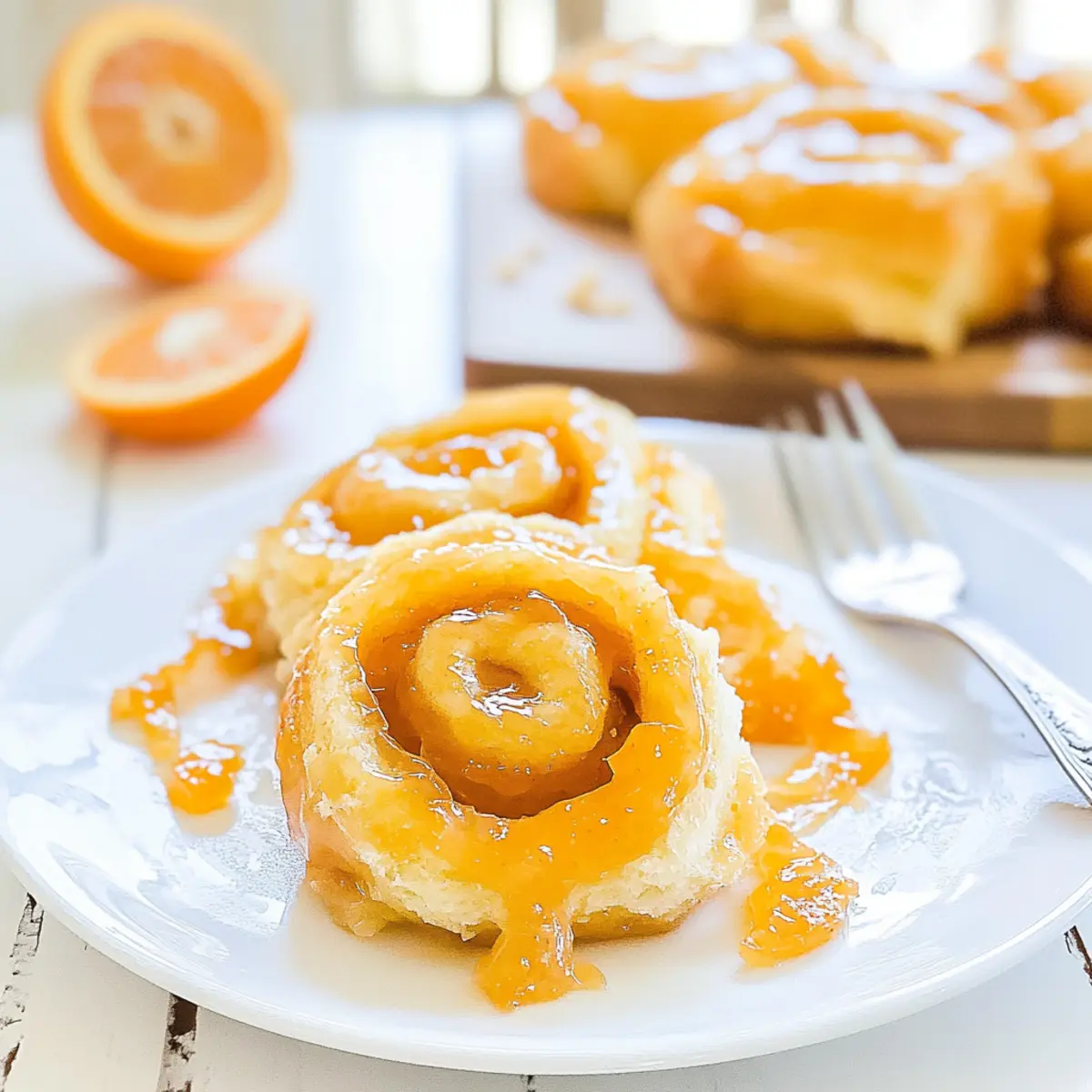 Glazed Orange Sweet Rolls