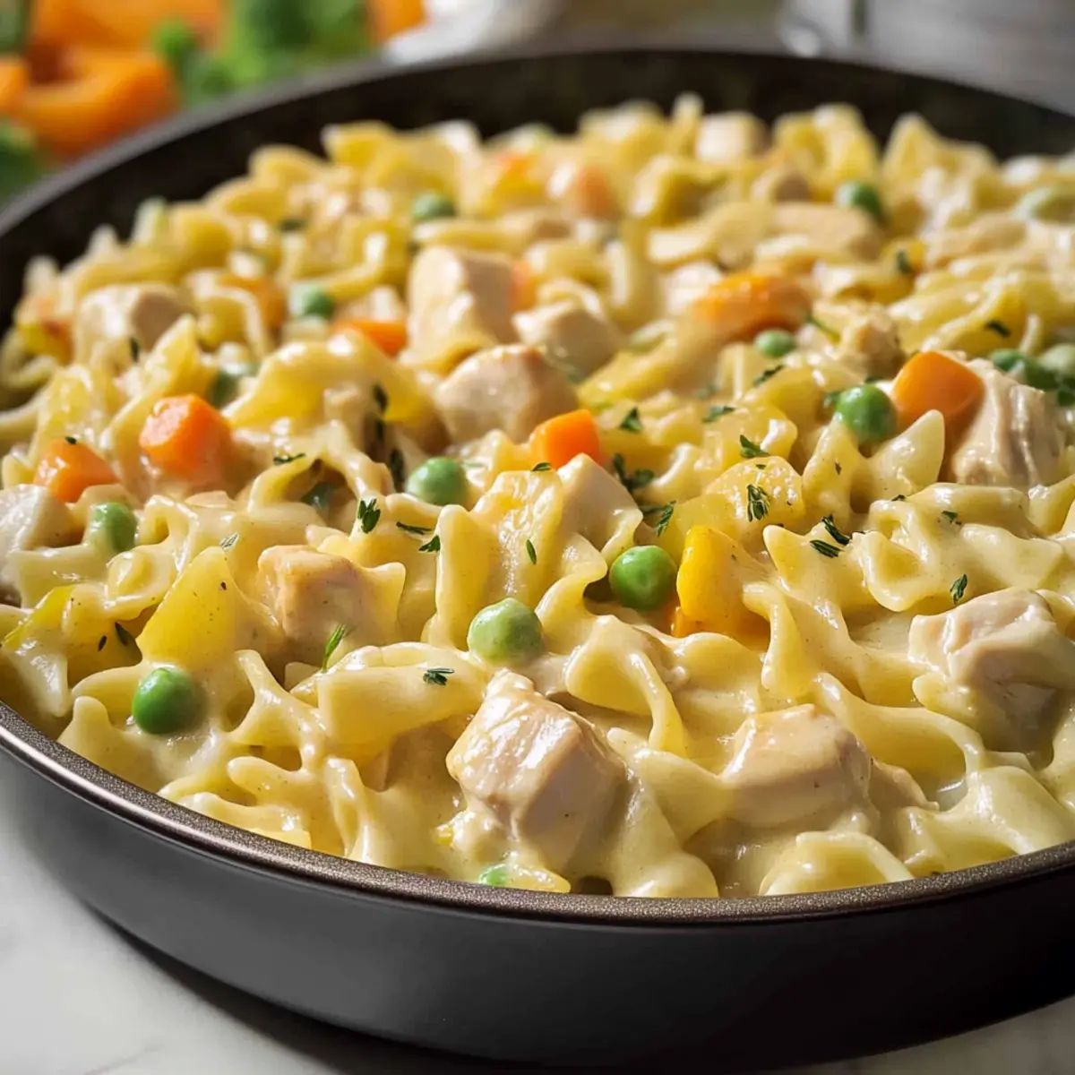 Quick Chicken Pot Pie Pasta