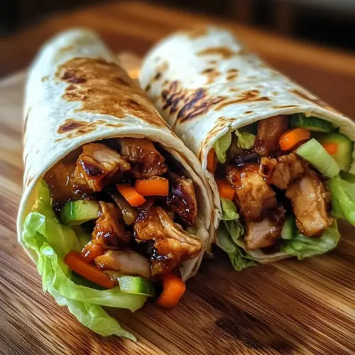 Teriyaki Chicken Wrap Recipe