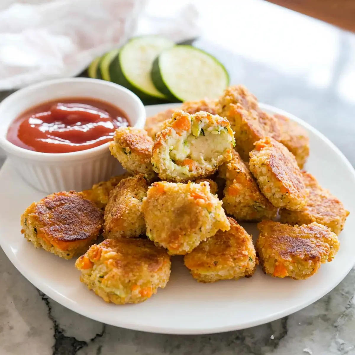 Chickpea Vegetable Nuggets
