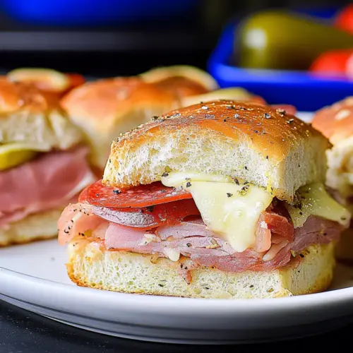 Hot Italian Sub Sliders