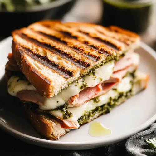 Turkey Basil Pesto Panini