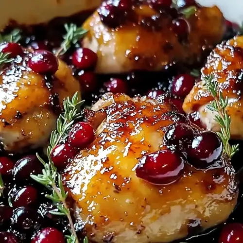 Baked Orange Cranberry Chicken