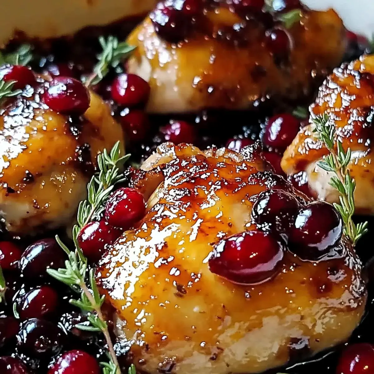Baked Orange Cranberry Chicken