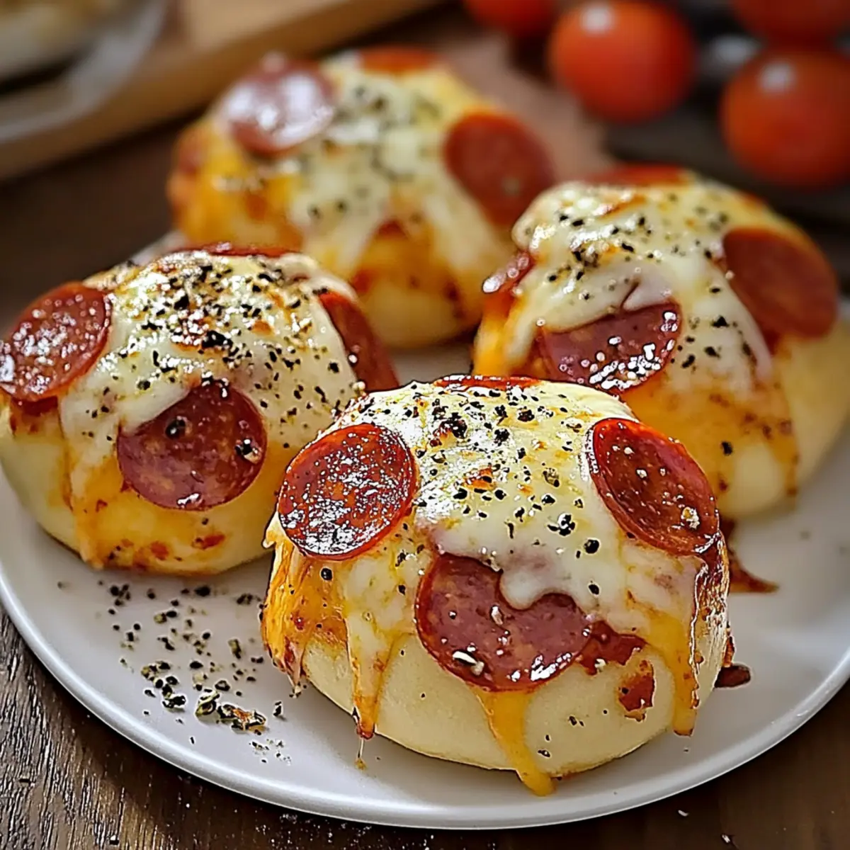 Easy Pepperoni Pizza Bombs
