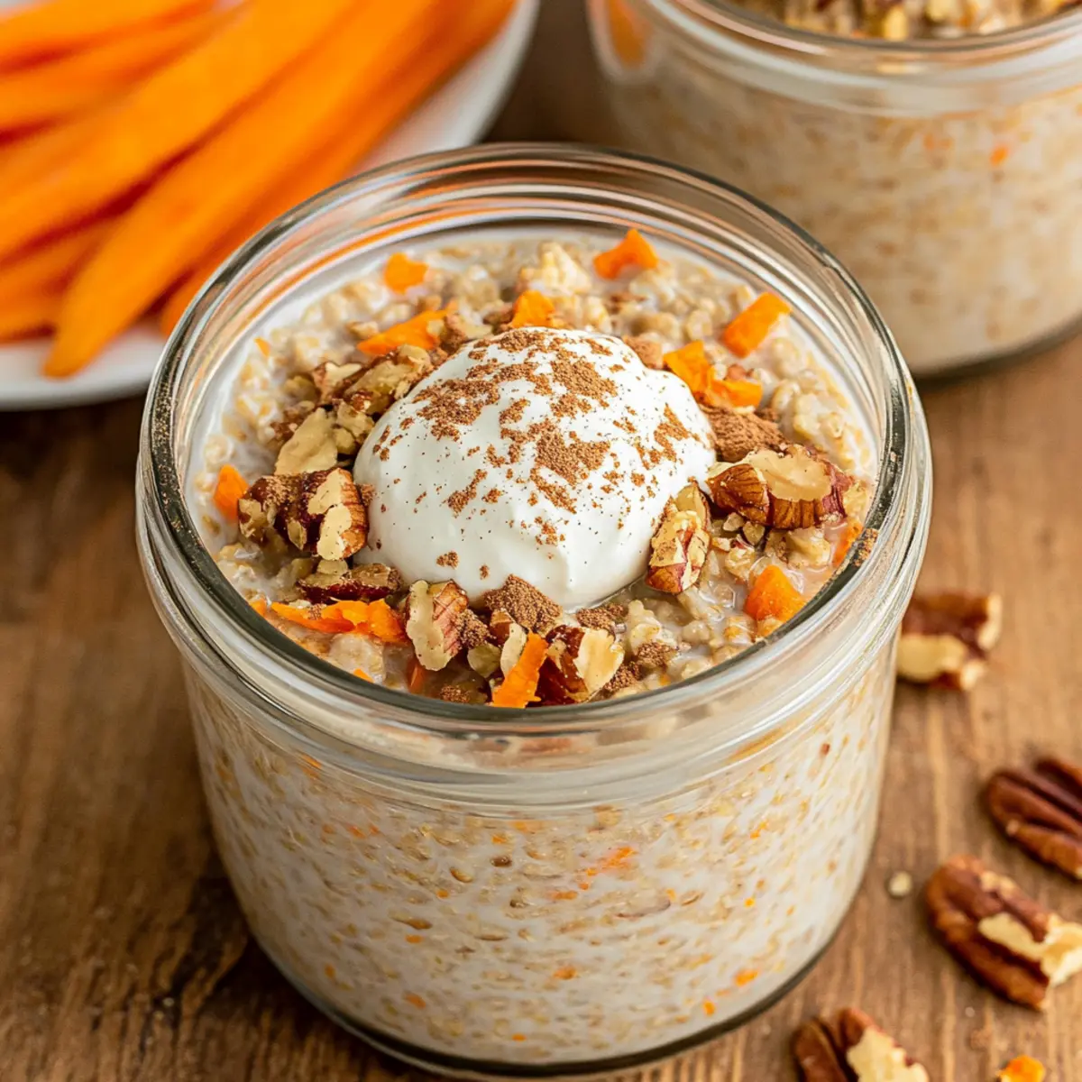 Carrot Cake Overnight Oats