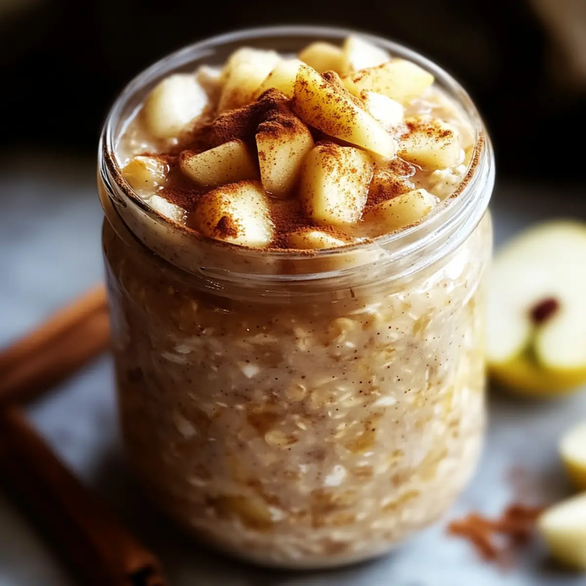 Apple Cinnamon Overnight Oats