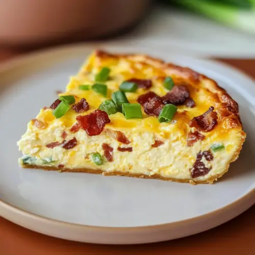 Fluffy Crustless Ricotta Quiche