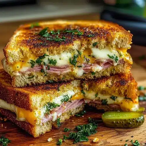 Bold & Buttery Cuban Garlic Bread Sandwiches