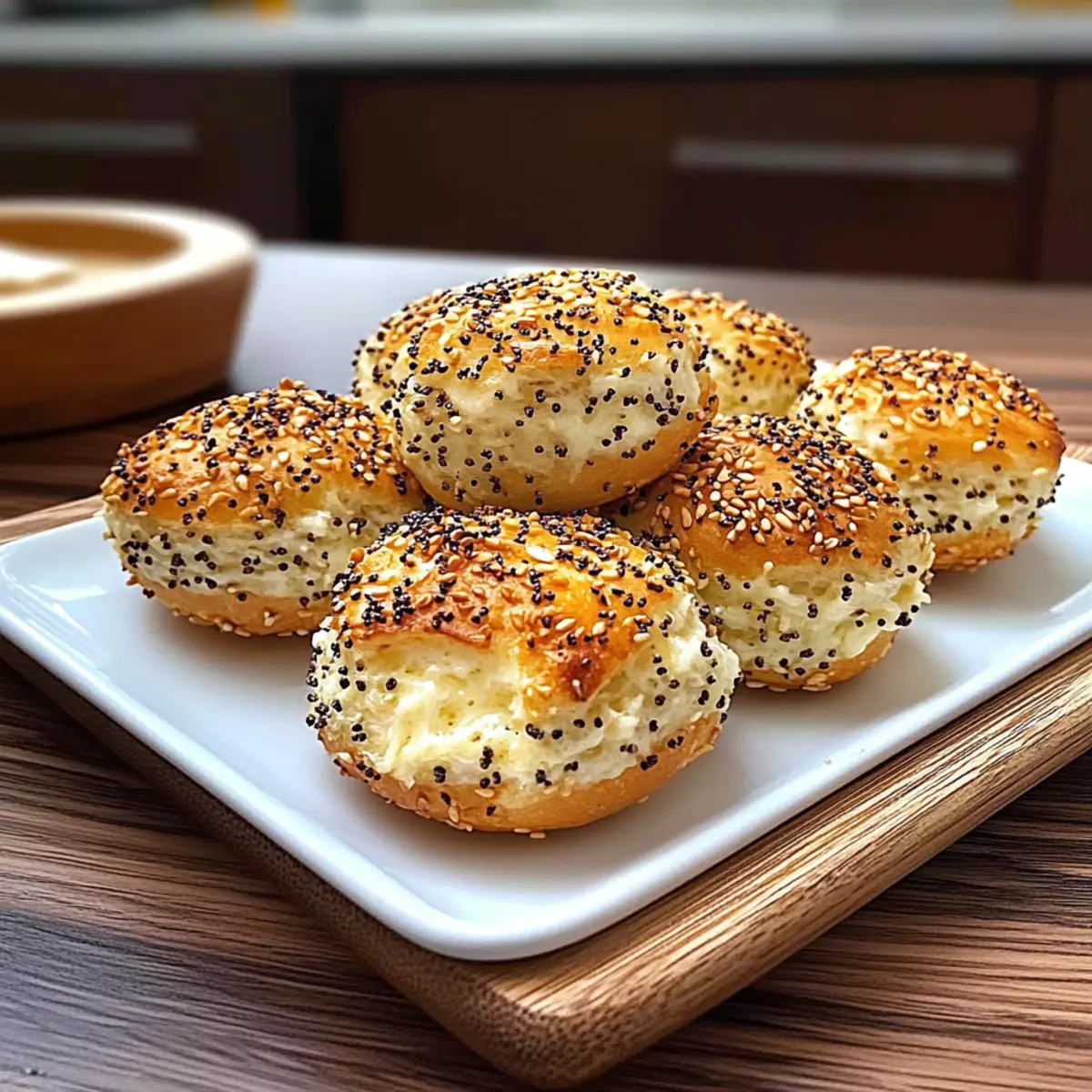 High-Protein Bagel Bites