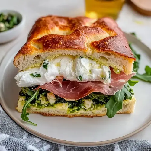 Classic Italian Focaccia Sandwich