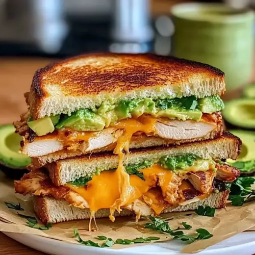 Chicken Avocado Melt Sandwich