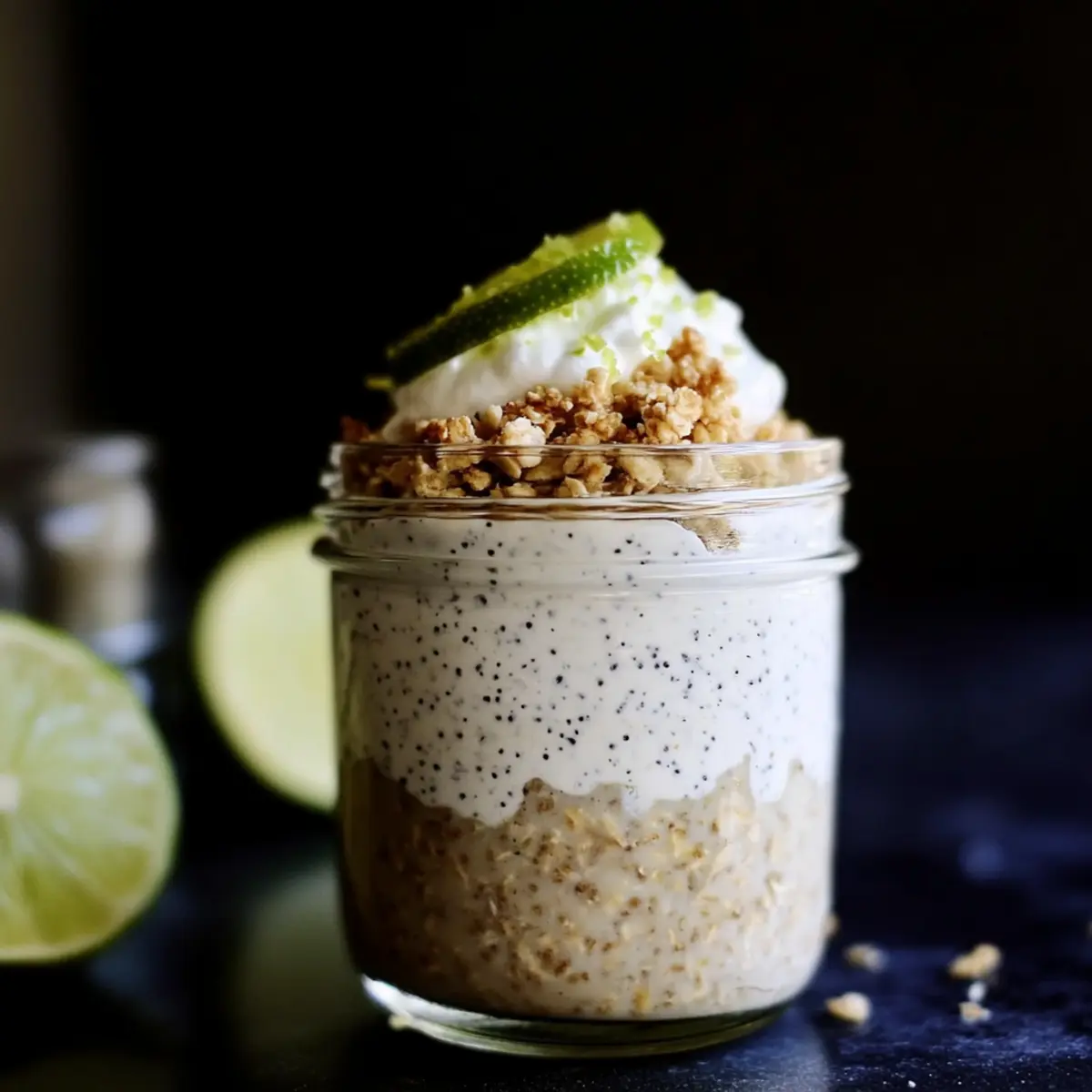 Key Lime Pie Overnight Oats