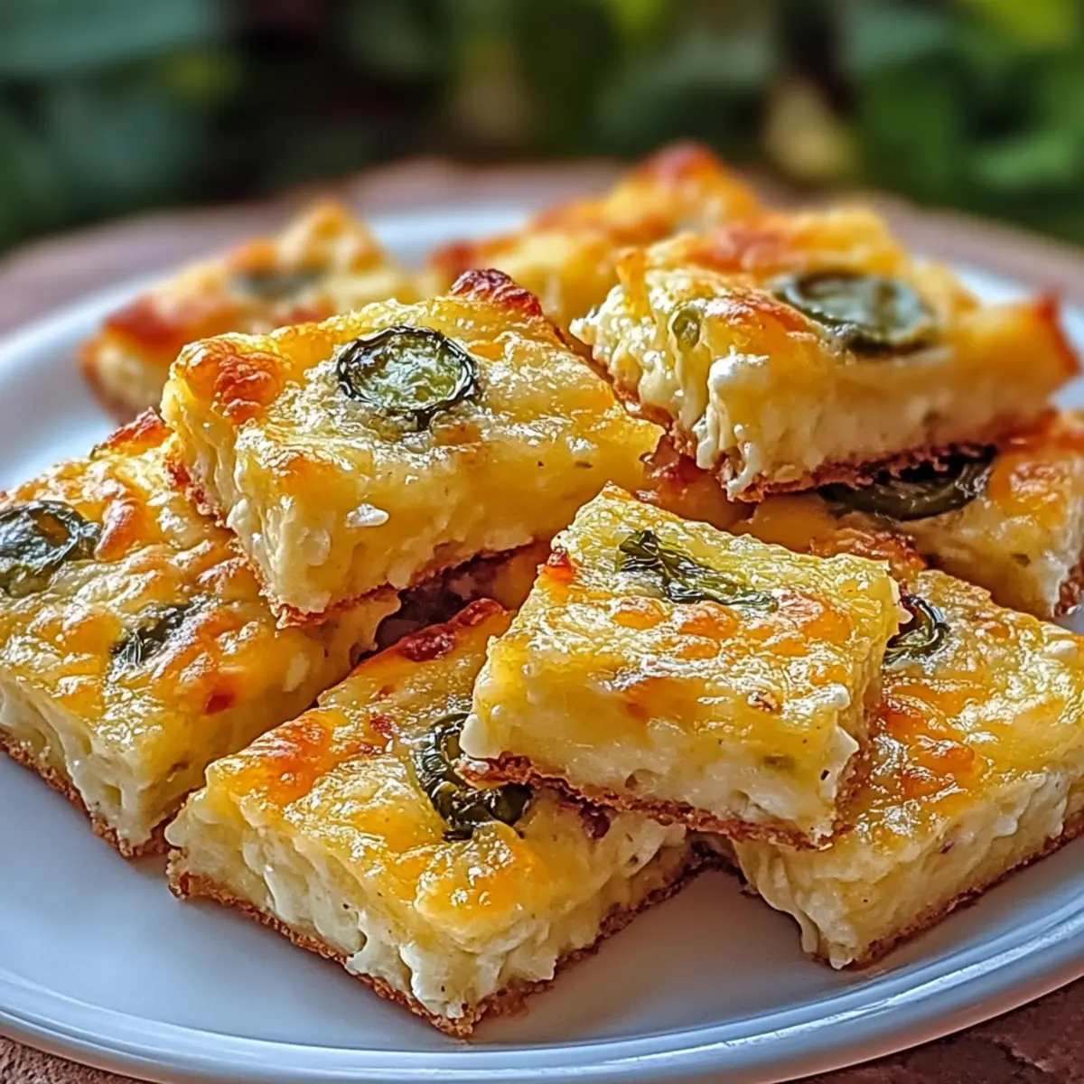 Jalapeño Cheese Squares